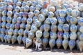 Tunisia. Djerba. Jars for fishing squid Royalty Free Stock Photo